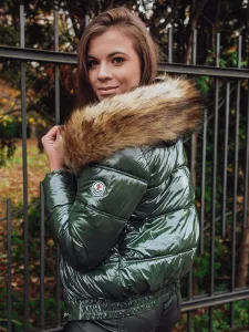 Dámska zimná bunda FELLISA Farba zelená DSTREET