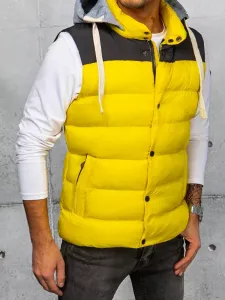Pánska vesta DStreet Yellow