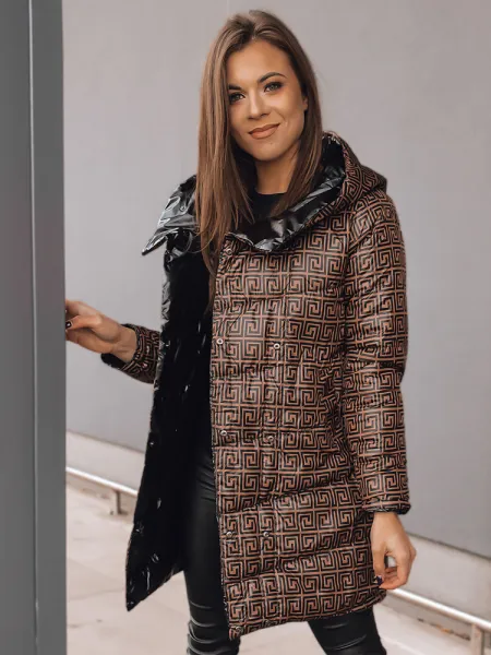 Dámska bunda DELSY LONG čierna Dstreet