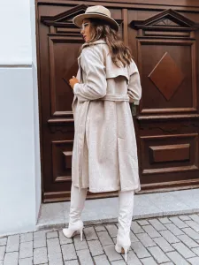 Dámska prechodný kabát NANCY Farba svetlobéžová DSTREET