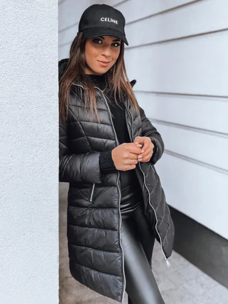 Dámska prešívaná bunda CLOUDY Farba čierna DSTREET