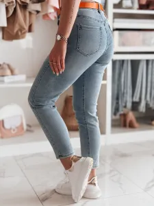 Dámske slim fit rifle CURVITA modré