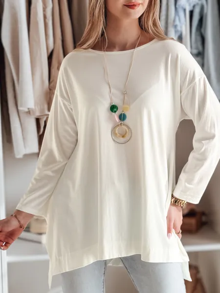 Dámska oversize blúzka COMFILA ecru