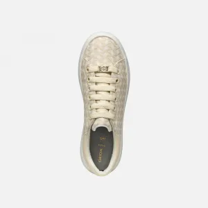 Cream women's sneakers Geox Spherica EC4.1 - Women's