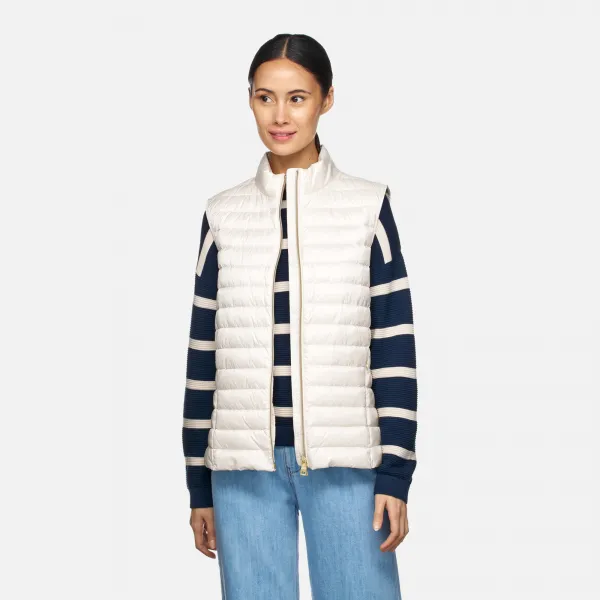 Cream women's vest Geox Jaysen - Women's