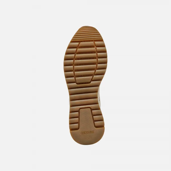 Cream women's sneakers Geox Desya - Women's