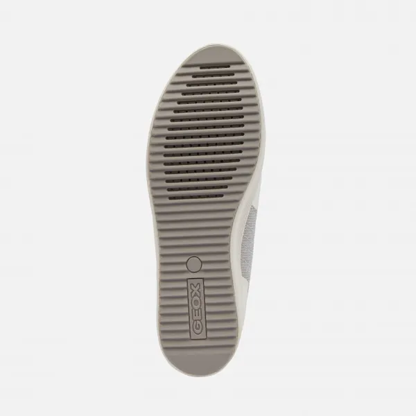Silver women's sneakers Geox Blomiee - Women's