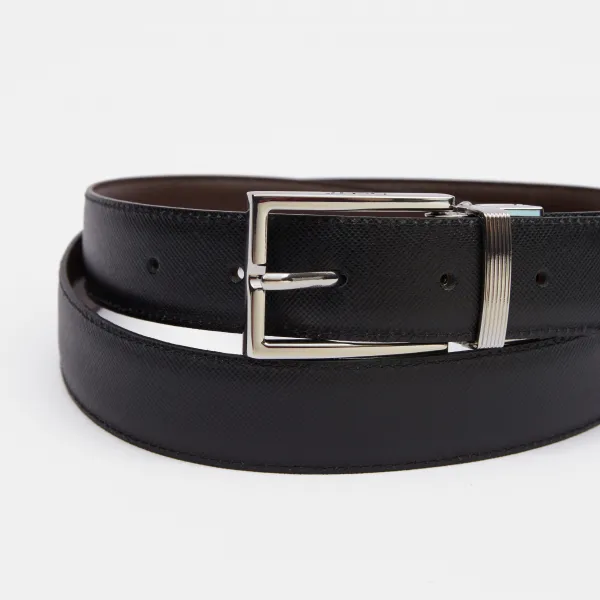 Black men's belt Geox - Men's