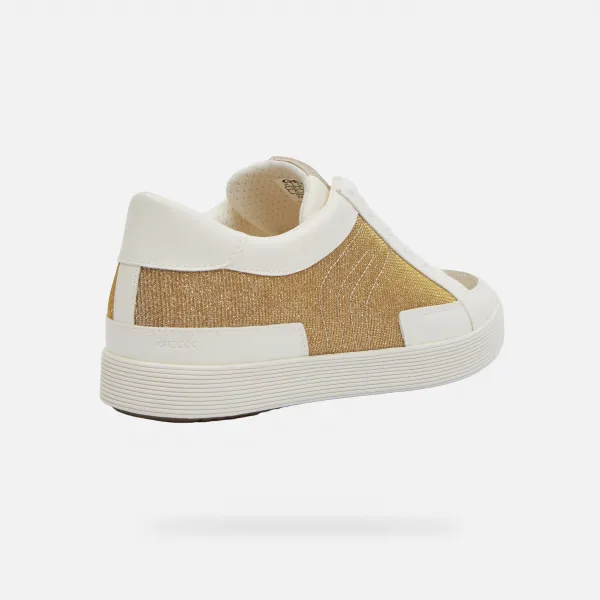 Yellow women's sneakers Geox Blomiee - Women's