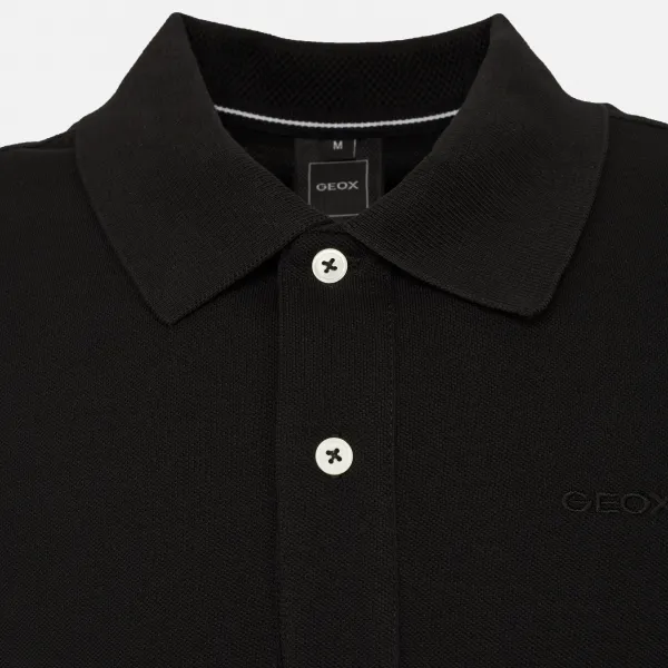 Black men's polo shirt Geox - Men's