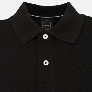 Black men's polo shirt Geox - Men's