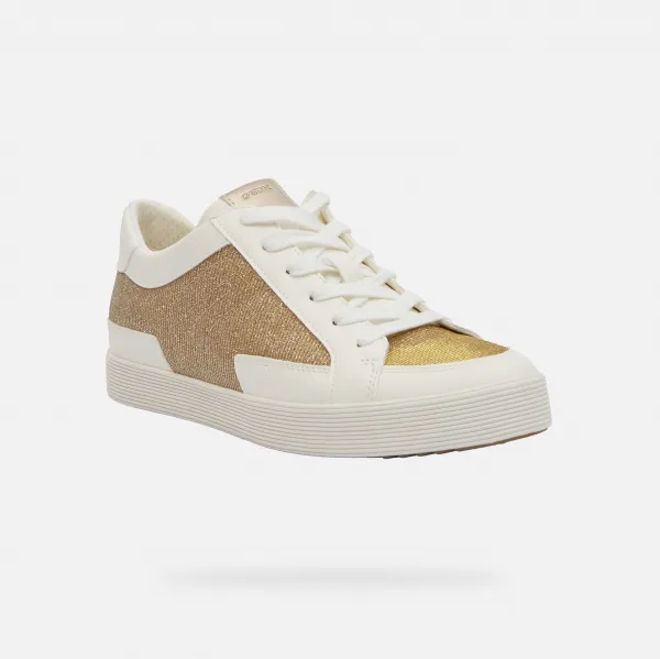 Yellow women's sneakers Geox Blomiee - Women's
