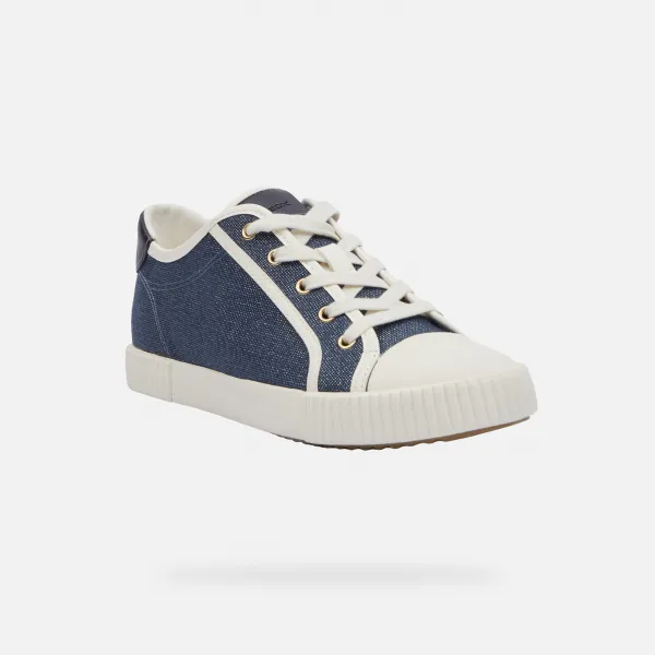 Blue women's sneakers Geox Blomiee - Women's