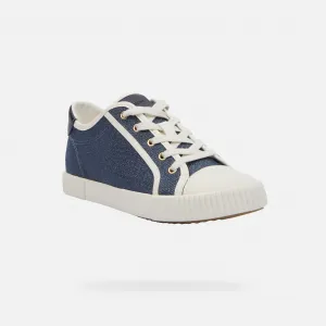 Blue women's sneakers Geox Blomiee - Women's