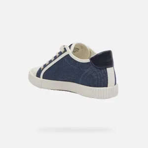 Blue women's sneakers Geox Blomiee - Women's