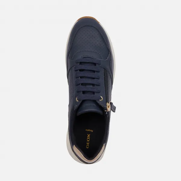 Dark blue women's sneakers Geox Bulmya - Women's