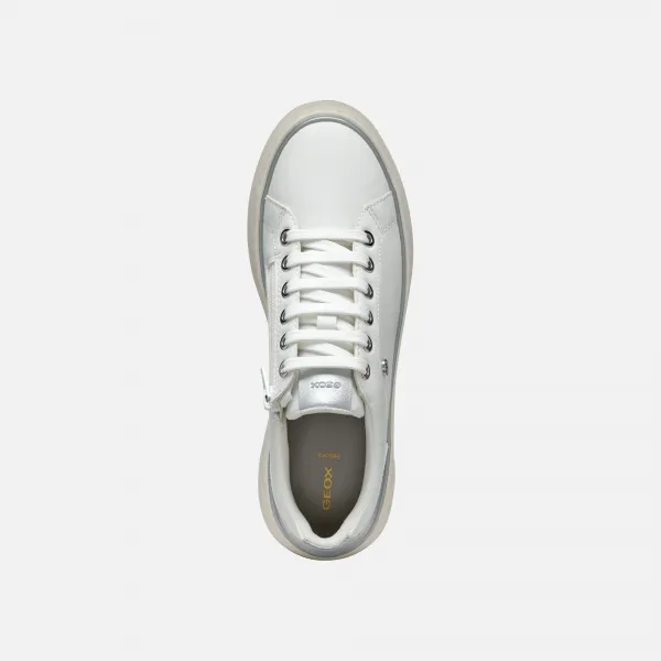 White women's sneakers Geox Sunnetty - Women's
