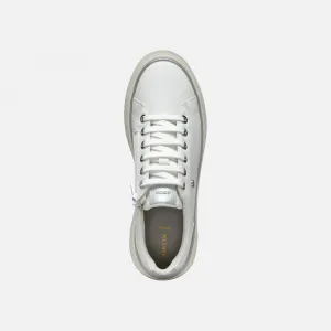 White women's sneakers Geox Sunnetty - Women's