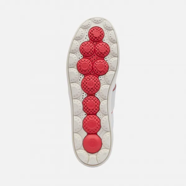 White women's sneakers Geox Spherica ECUB-1 - Women's