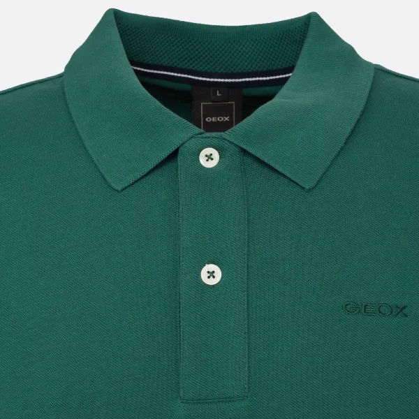 Green men's polo shirt Geox - Men's