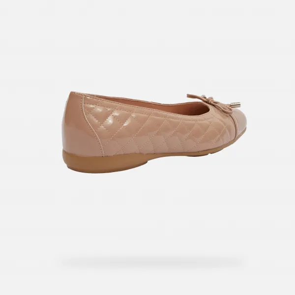Brown women's ballet flats Geox Annytah - Women's