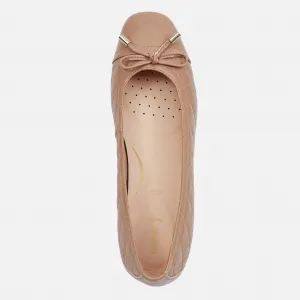 Brown women's ballet flats Geox Annytah - Women's
