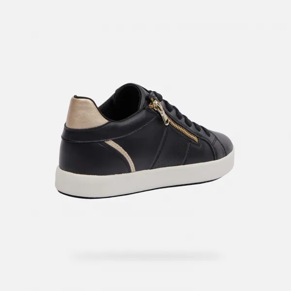 Black women's sneakers Geox Blomiee - Women's