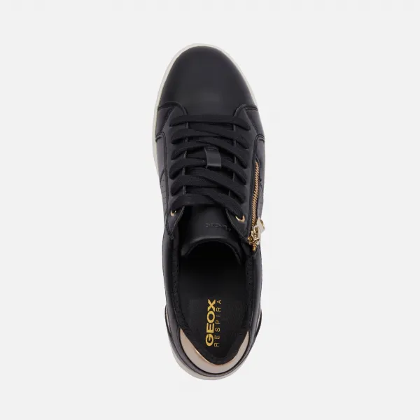 Black women's sneakers Geox Blomiee - Women's
