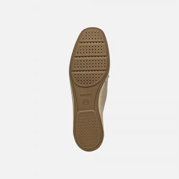 Gold women's moccasins Geox Annytah - Women's