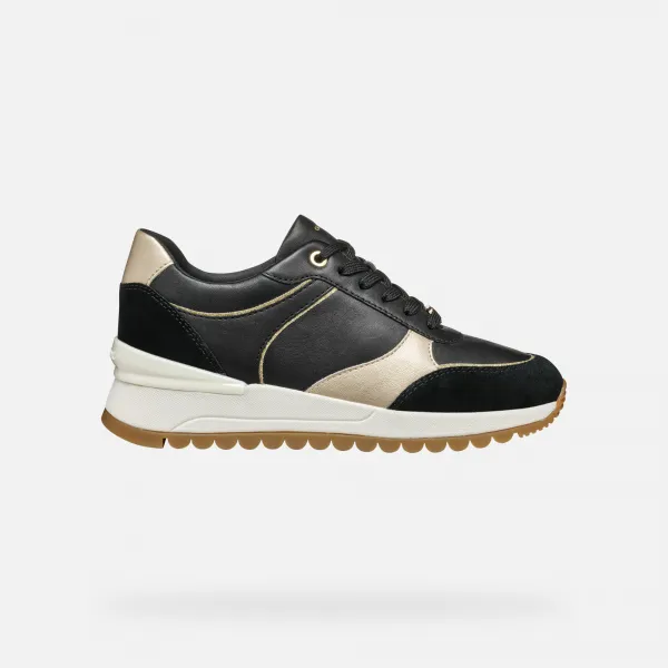 Black women's sneakers Geox Desya - Women's