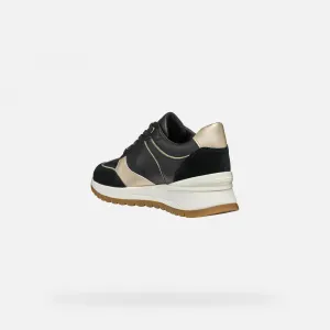 Black women's sneakers Geox Desya - Women's