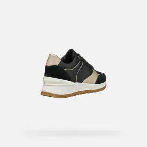 Black women's sneakers Geox Desya - Women's