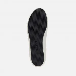 Cream women's sneakers Geox Emmeleny - Women's