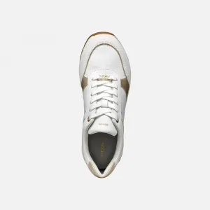 White women's sneakers Geox Desya - Women's