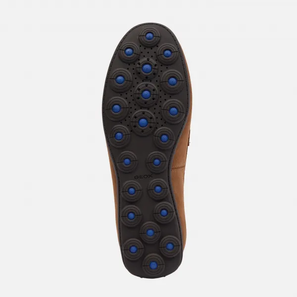 Light brown men's moccasins Geox Spherica EC16 - Men's