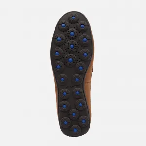 Light brown men's moccasins Geox Spherica EC16 - Men's