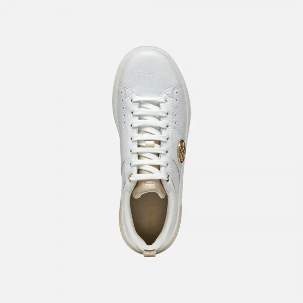 White women's sneakers Geox Dalyla - Women's