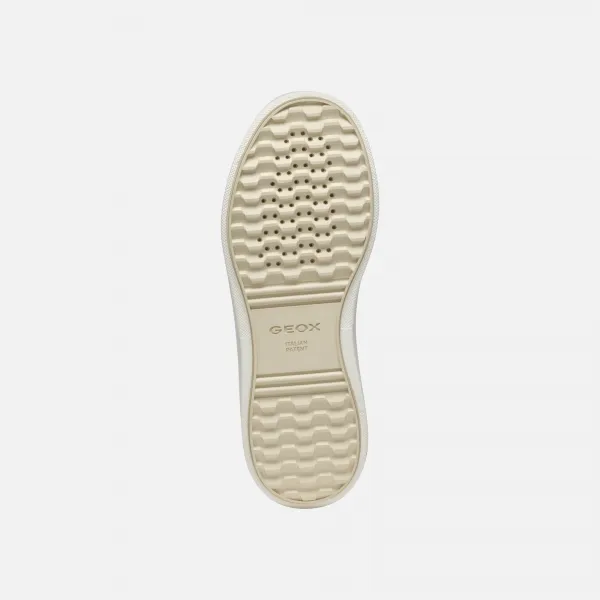 White women's sneakers Geox Dalyla - Women's