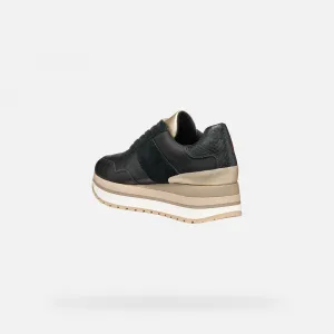 Black women's sneakers Geox Nekency - Women's