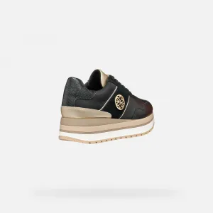 Black women's sneakers Geox Nekency - Women's