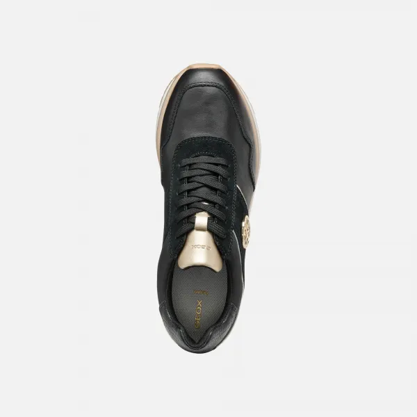 Black women's sneakers Geox Nekency - Women's
