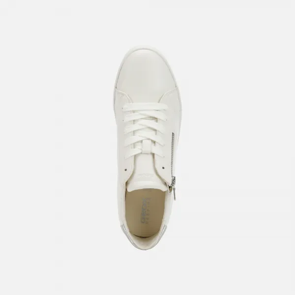 White women's sneakers Geox Blomiee - Women's