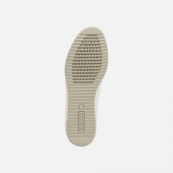 White women's sneakers Geox Blomiee - Women's