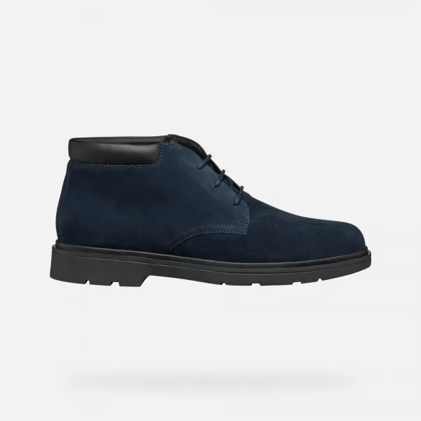 Dark blue men's ankle boots Geox Spherica EC1 - Men