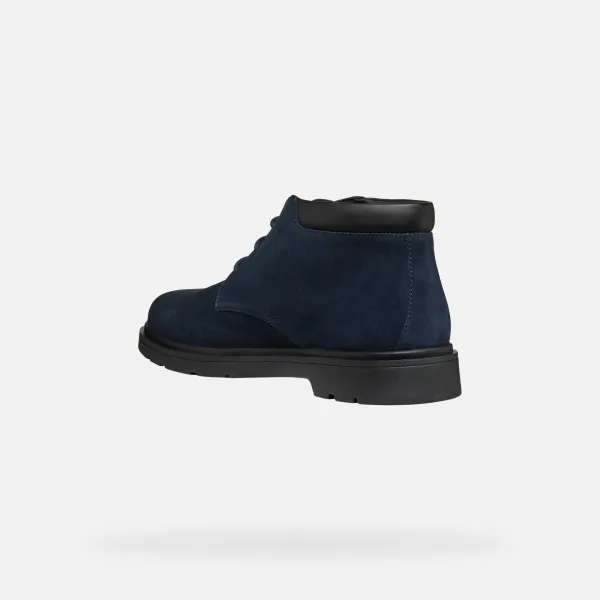 Dark blue men's ankle boots Geox Spherica EC1 - Men