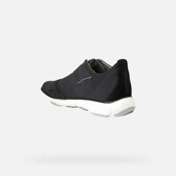 Black men's sneakers Geox Nebula - Men's
