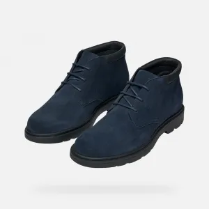 Dark blue men's ankle boots Geox Spherica EC1 - Men