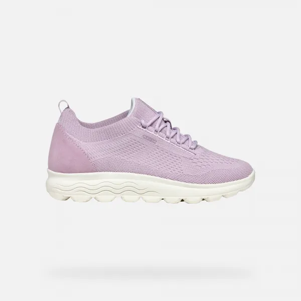 Purple women's sneakers Geox Spherica - Women's