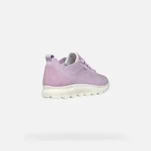 Purple women's sneakers Geox Spherica - Women's
