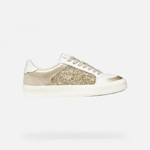 White women's sneakers Geox Emmeleny - Women's